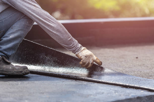 Professional Basement Waterproofing technician working in Mahwah, NJ